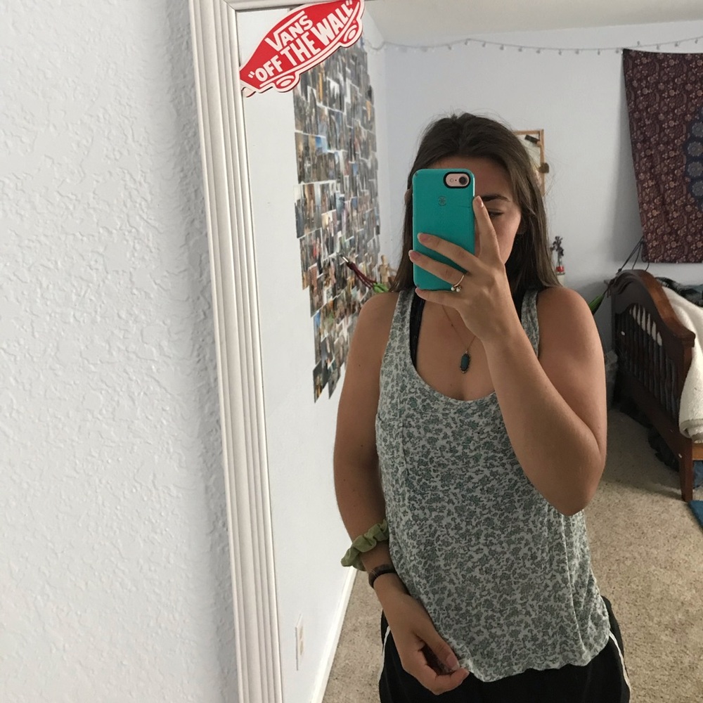 Floral tank top